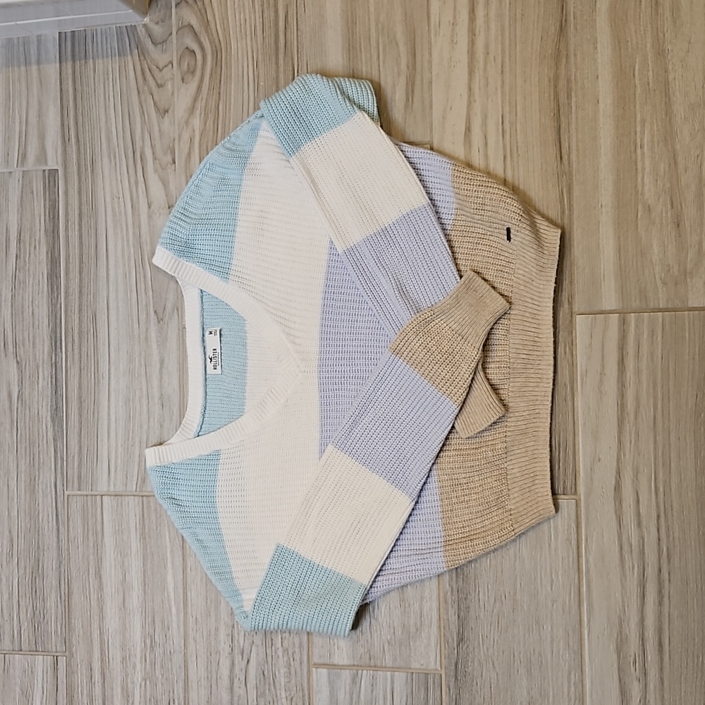 Hollister cropped sweater
